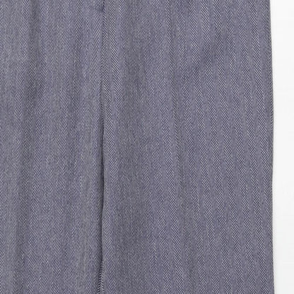 Womens UK Size 12 Berkertex Regular Fit  Blue Trousers