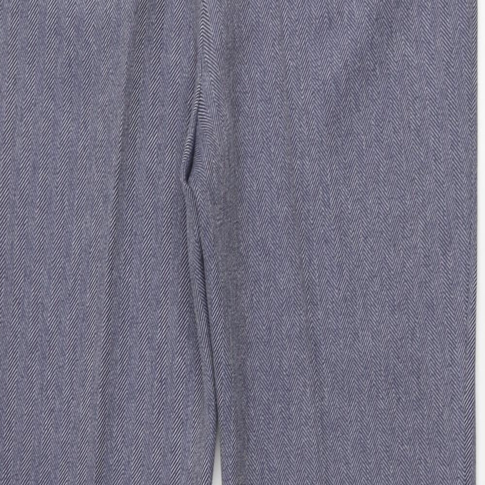 Womens UK Size 12 Berkertex Regular Fit  Blue Trousers