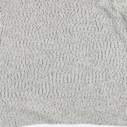 Light before Dark Womens Grey Round Neck Cotton Pullover Jumper Size XS