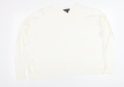 Womens UK Size 12 Dorothy Perkins Ivory Pullover Jumper