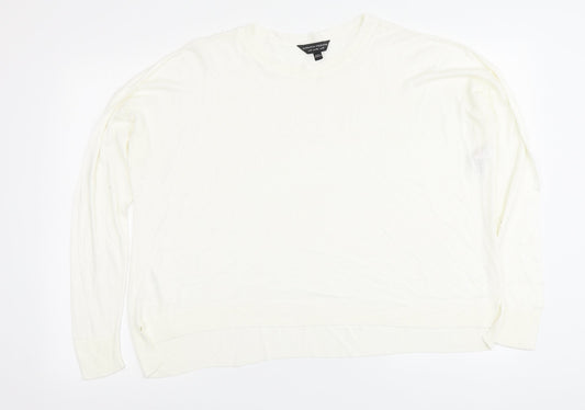 Womens UK Size 12 Dorothy Perkins Ivory Pullover Jumper