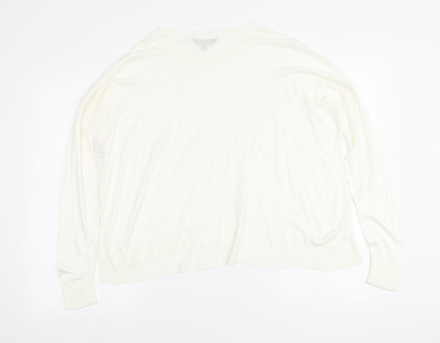 Womens UK Size 12 Dorothy Perkins Ivory Pullover Jumper