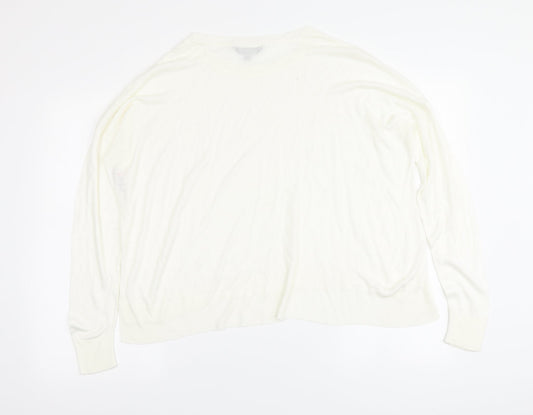 Womens UK Size 12 Dorothy Perkins Ivory Pullover Jumper