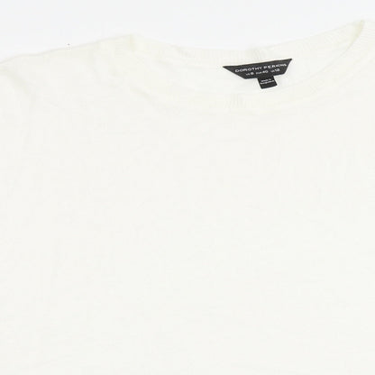 Womens UK Size 12 Dorothy Perkins Ivory Pullover Jumper
