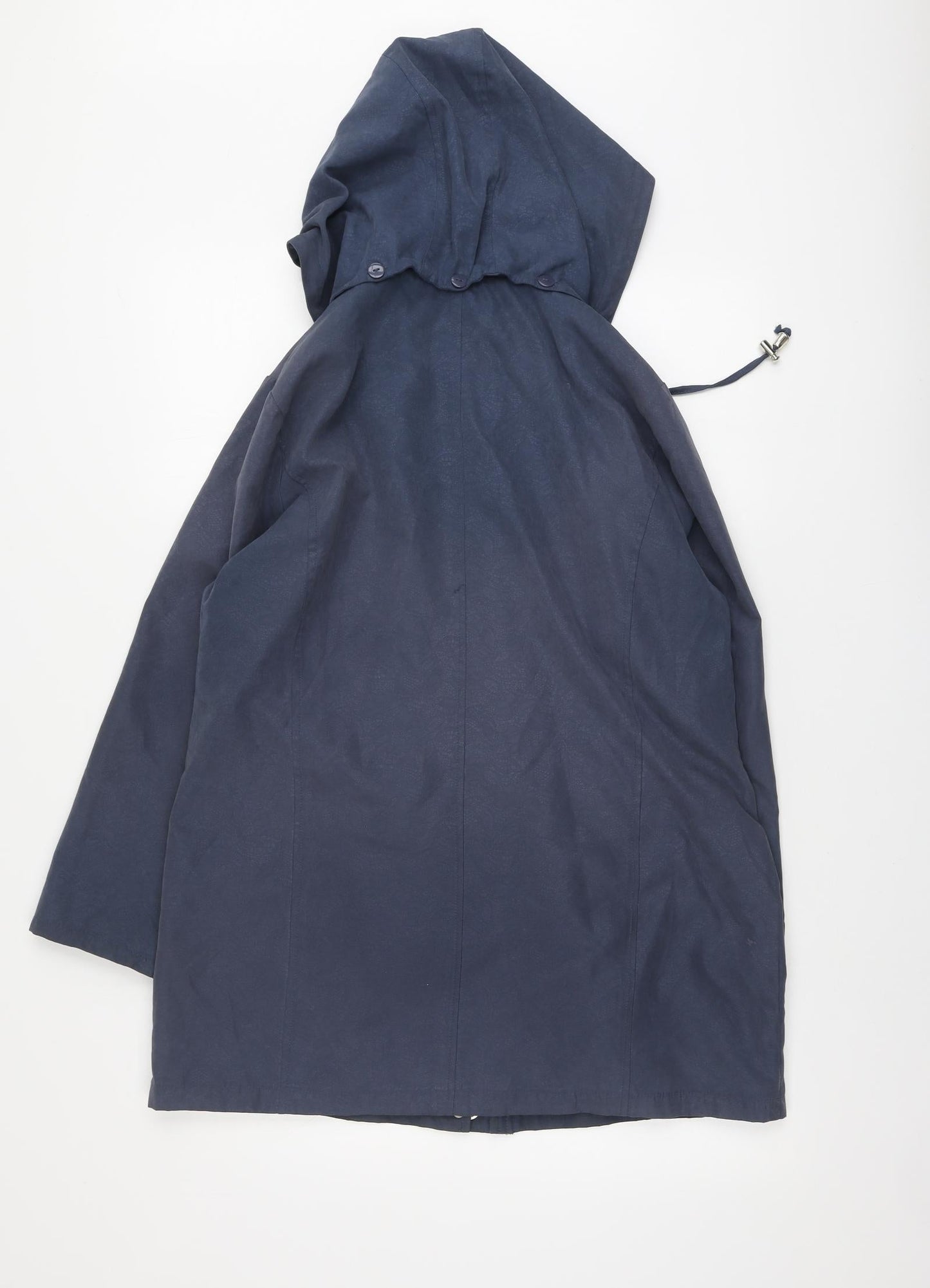 First avenue Womens Blue Geometric Jacket Size 14