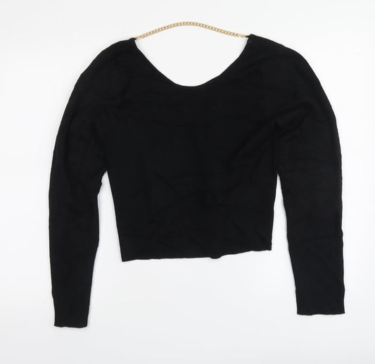 Womens UK Size L Brave Soul Black Pullover Jumper