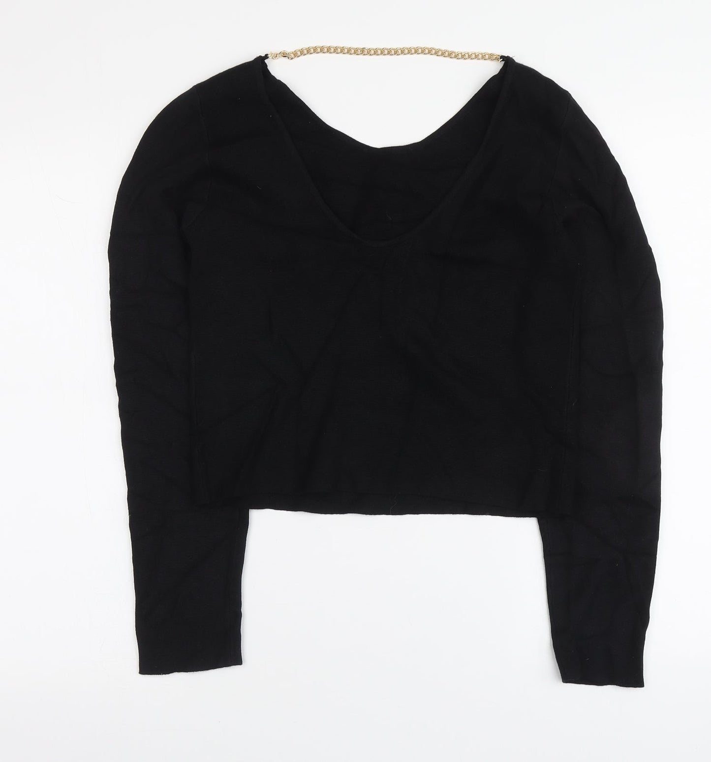 Womens UK Size L Brave Soul Black Pullover Jumper