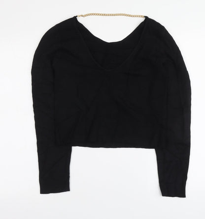 Womens UK Size L Brave Soul Black Pullover Jumper