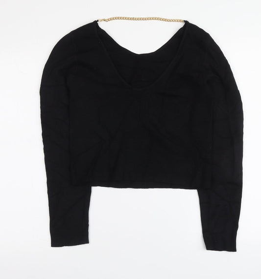 Womens UK Size L Brave Soul Black Pullover Jumper