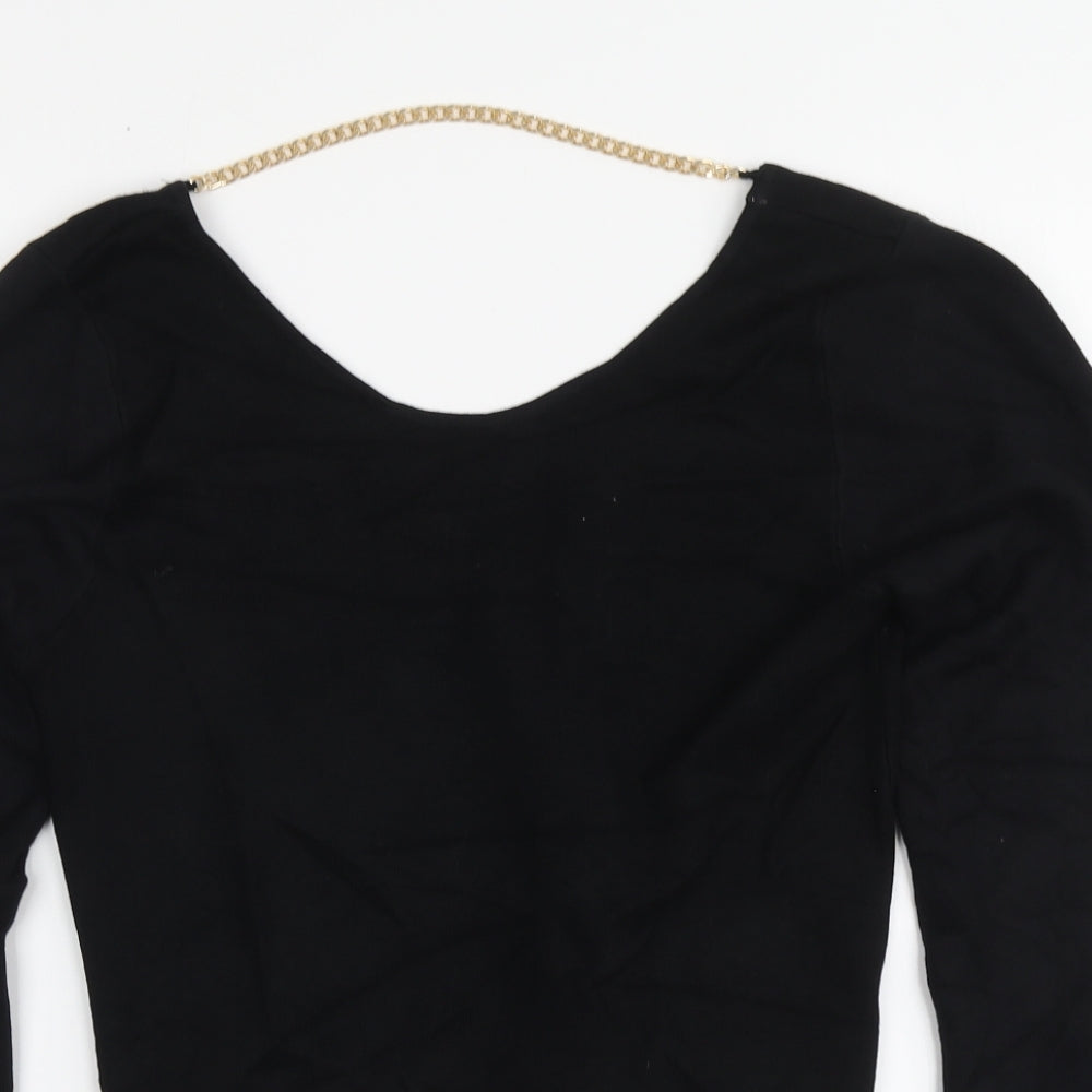 Womens UK Size L Brave Soul Black Pullover Jumper