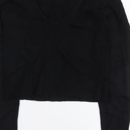 Womens UK Size L Brave Soul Black Pullover Jumper