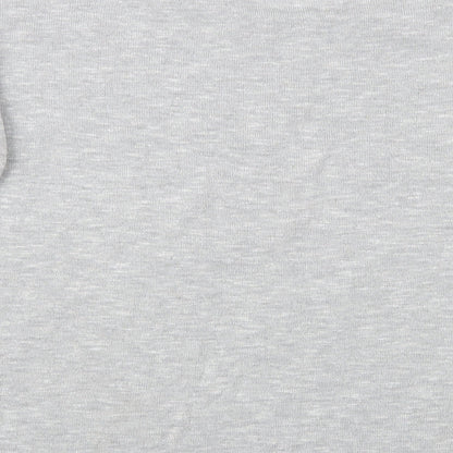 TU Womens Grey Crew Neck Polyester Pullover Jumper Size 8 - Star