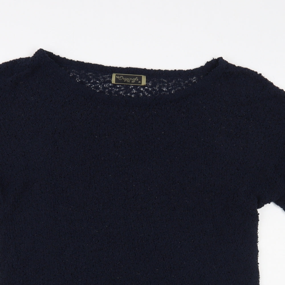 Womens UK Size M Originals Blue Pullover Jumper