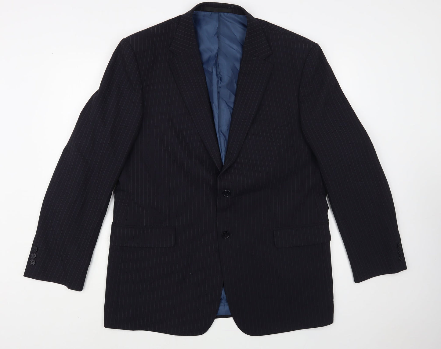 Mens UK Size 44 Marks and Spencer Regular Blue Suit Jacket