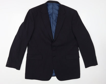 Mens UK Size 44 Marks and Spencer Regular Blue Suit Jacket