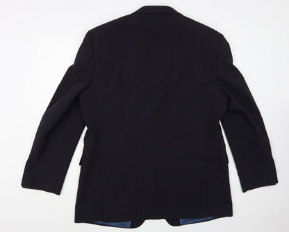 Mens UK Size 44 Marks and Spencer Regular Blue Suit Jacket