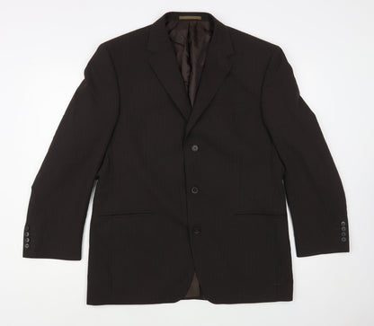 Mens UK Size 42 NEXT Regular Brown Suit Jacket