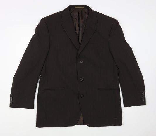 Mens UK Size 42 NEXT Regular Brown Suit Jacket