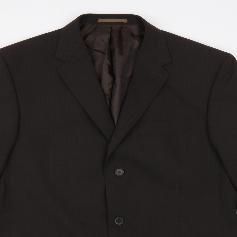 Mens UK Size 42 NEXT Regular Brown Suit Jacket