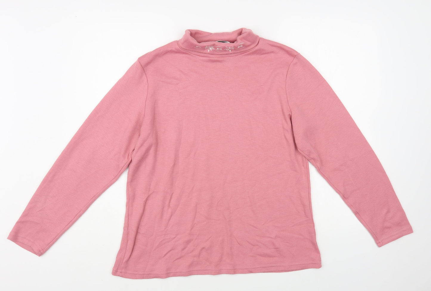 Womens UK Size 16 Afibel Pink Pullover Jumper