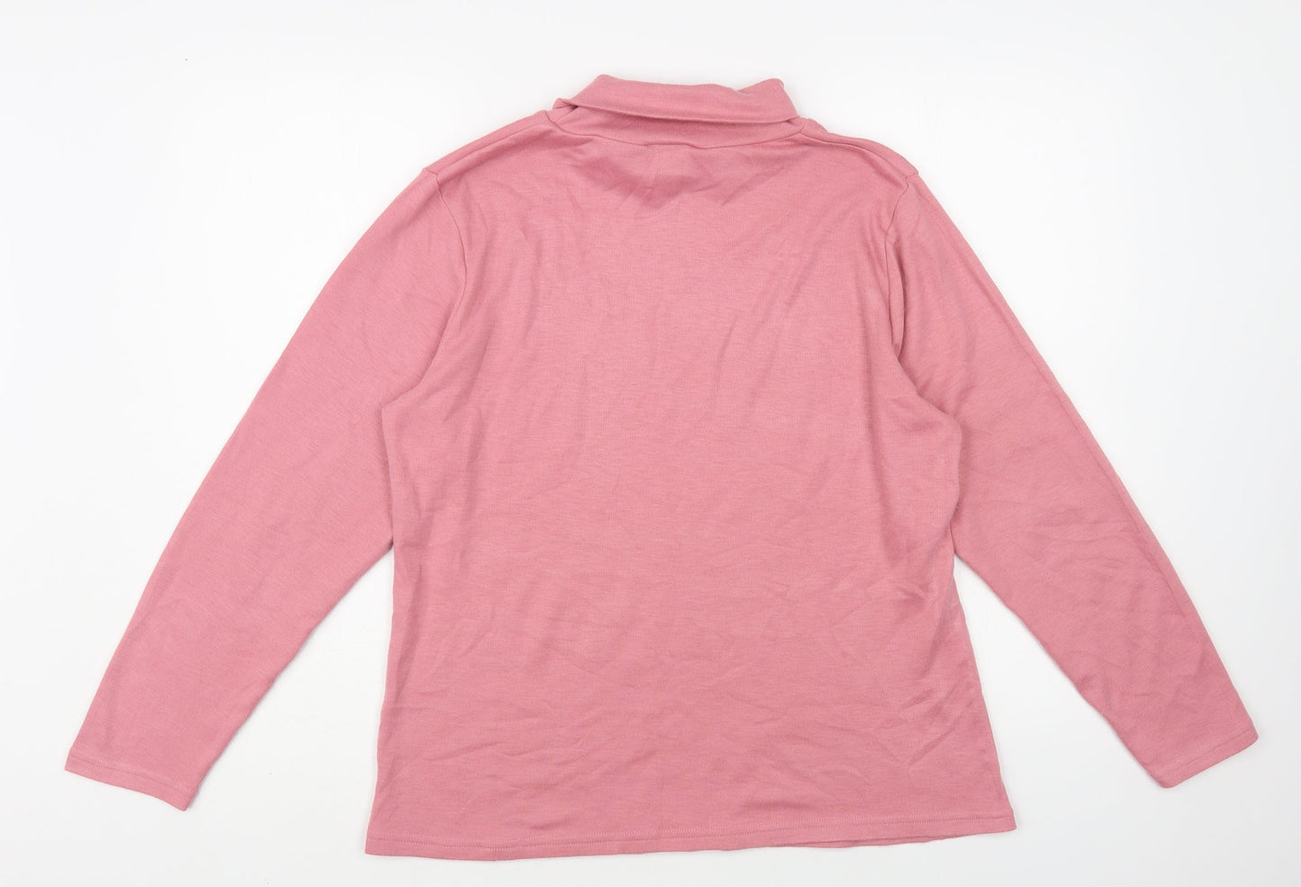 Womens UK Size 16 Afibel Pink Pullover Jumper