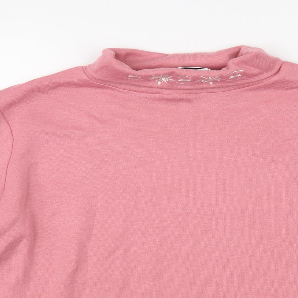 Womens UK Size 16 Afibel Pink Pullover Jumper