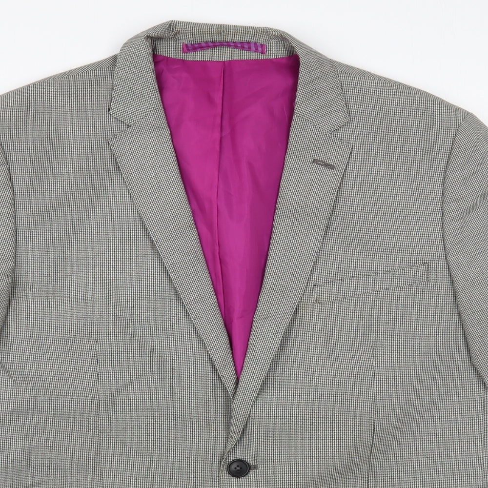Mens UK Size 42 Marks and Spencer Regular Grey Suit Jacket