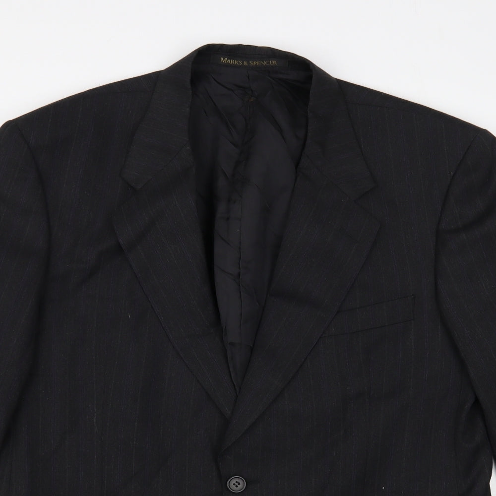Mens UK Size 40 Marks and Spencer Regular Grey Suit Jacket