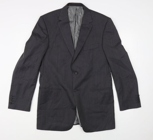 Mens UK Size 40 Marks and Spencer Regular Grey Suit Jacket