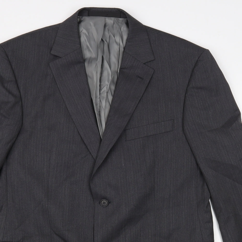 Mens UK Size 40 Marks and Spencer Regular Grey Suit Jacket