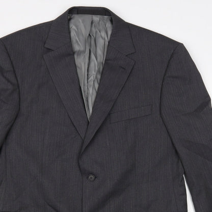 Mens UK Size 40 Marks and Spencer Regular Grey Suit Jacket