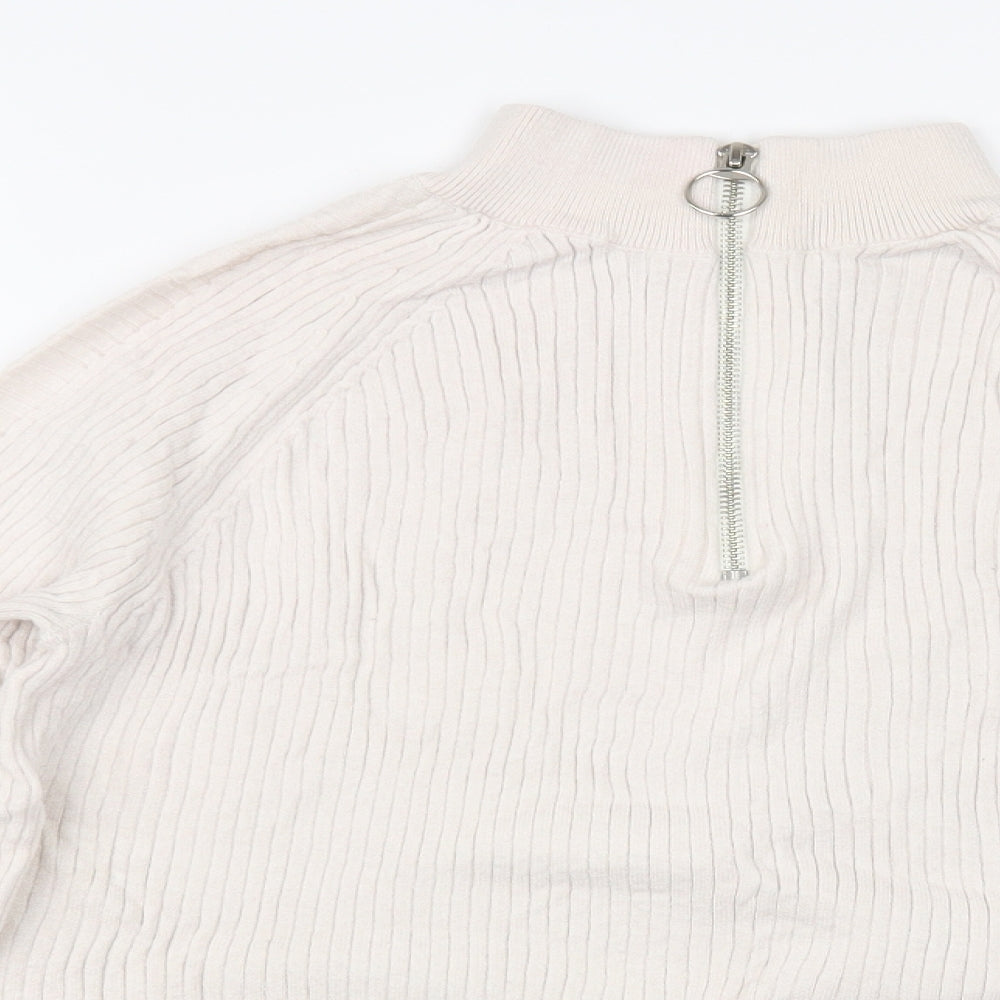 Womens UK Size M Marks and Spencer Ivory Pullover Jumper
