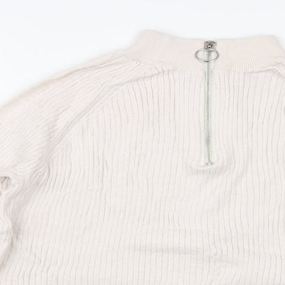 Womens UK Size M Marks and Spencer Ivory Pullover Jumper