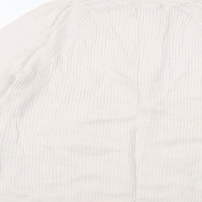 Womens UK Size M Marks and Spencer Ivory Pullover Jumper