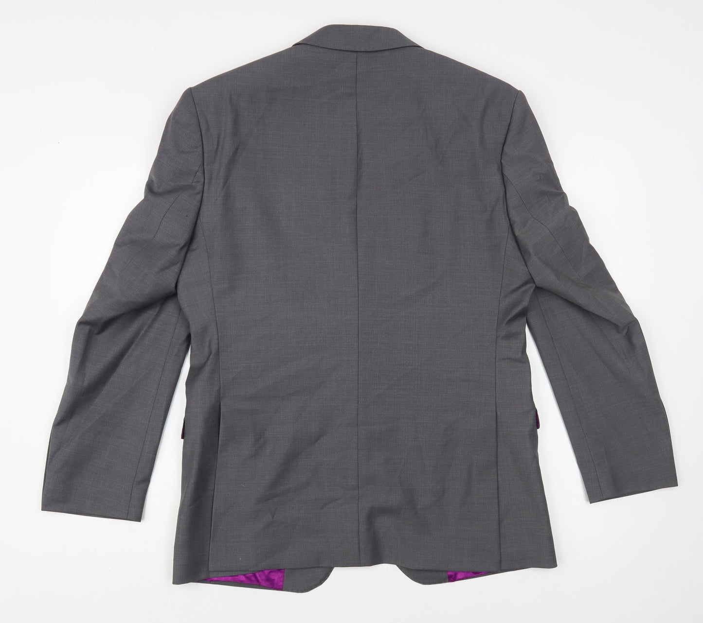 Mens UK Size 38 Santinelli Regular Grey Suit Jacket