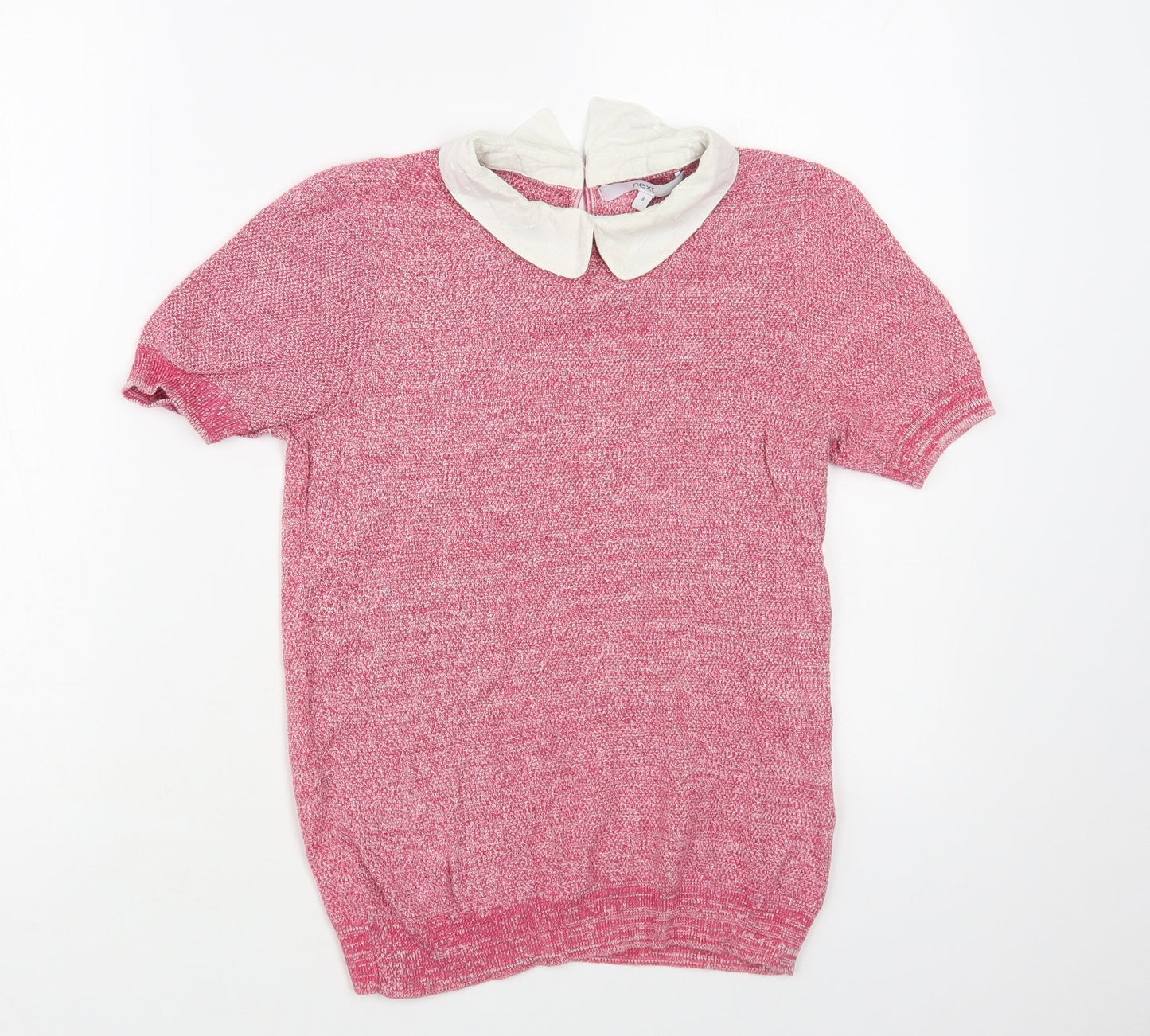 Womens UK Size 8 NEXT Pink Pullover Jumper