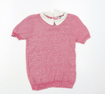 Womens UK Size 8 NEXT Pink Pullover Jumper