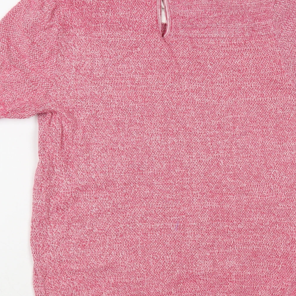 Womens UK Size 8 NEXT Pink Pullover Jumper
