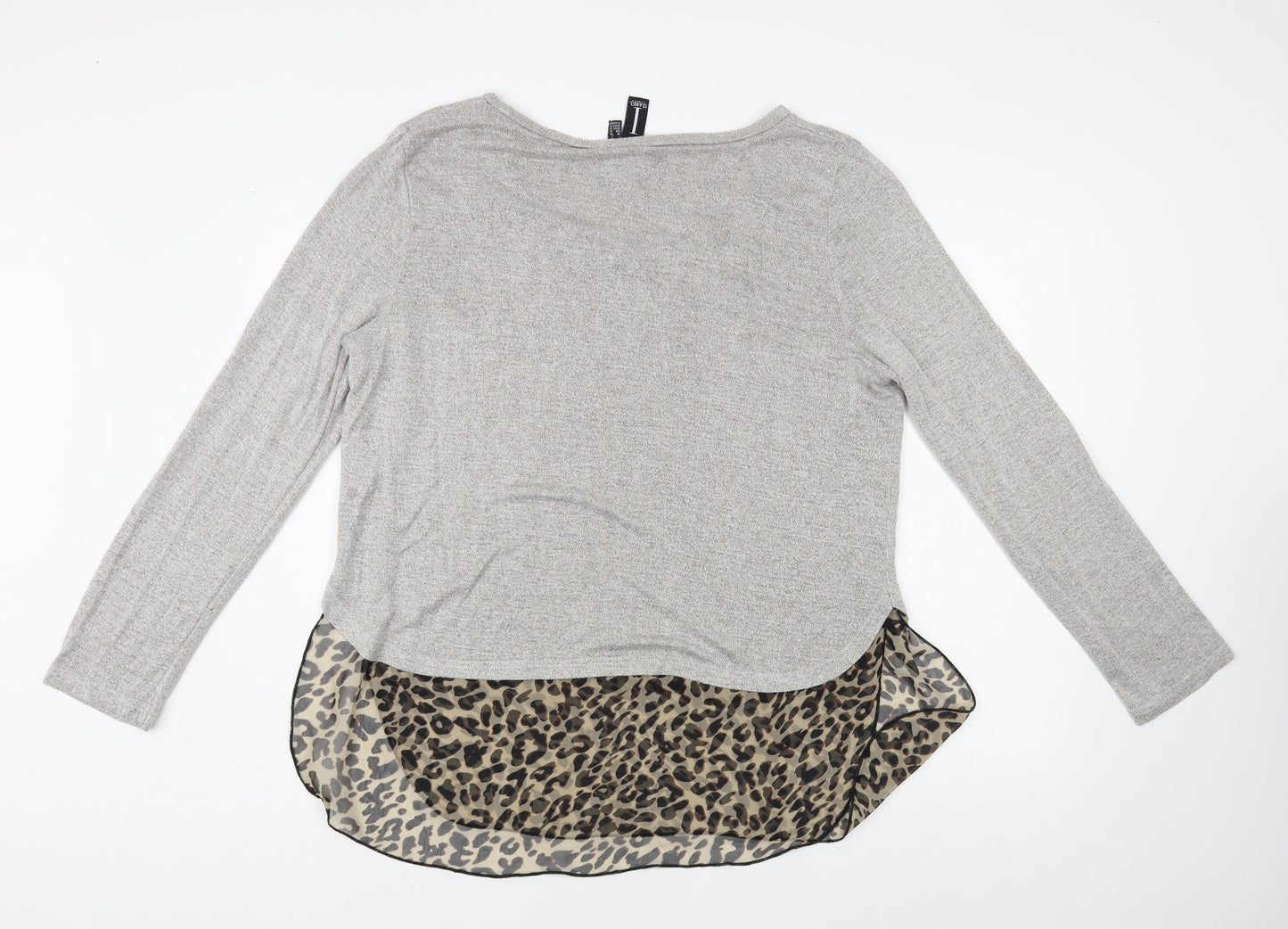 Womens UK Size 14 Izabel London Grey Pullover Jumper