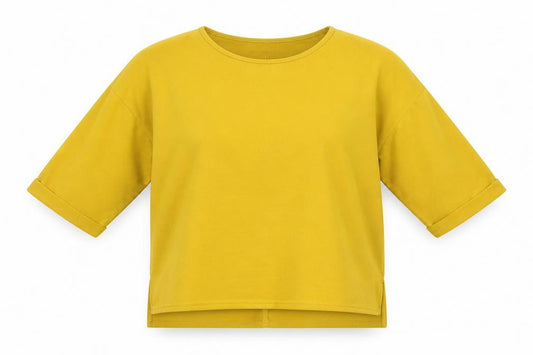 Womens UK Size M New Look Yellow Pullover Jumper
