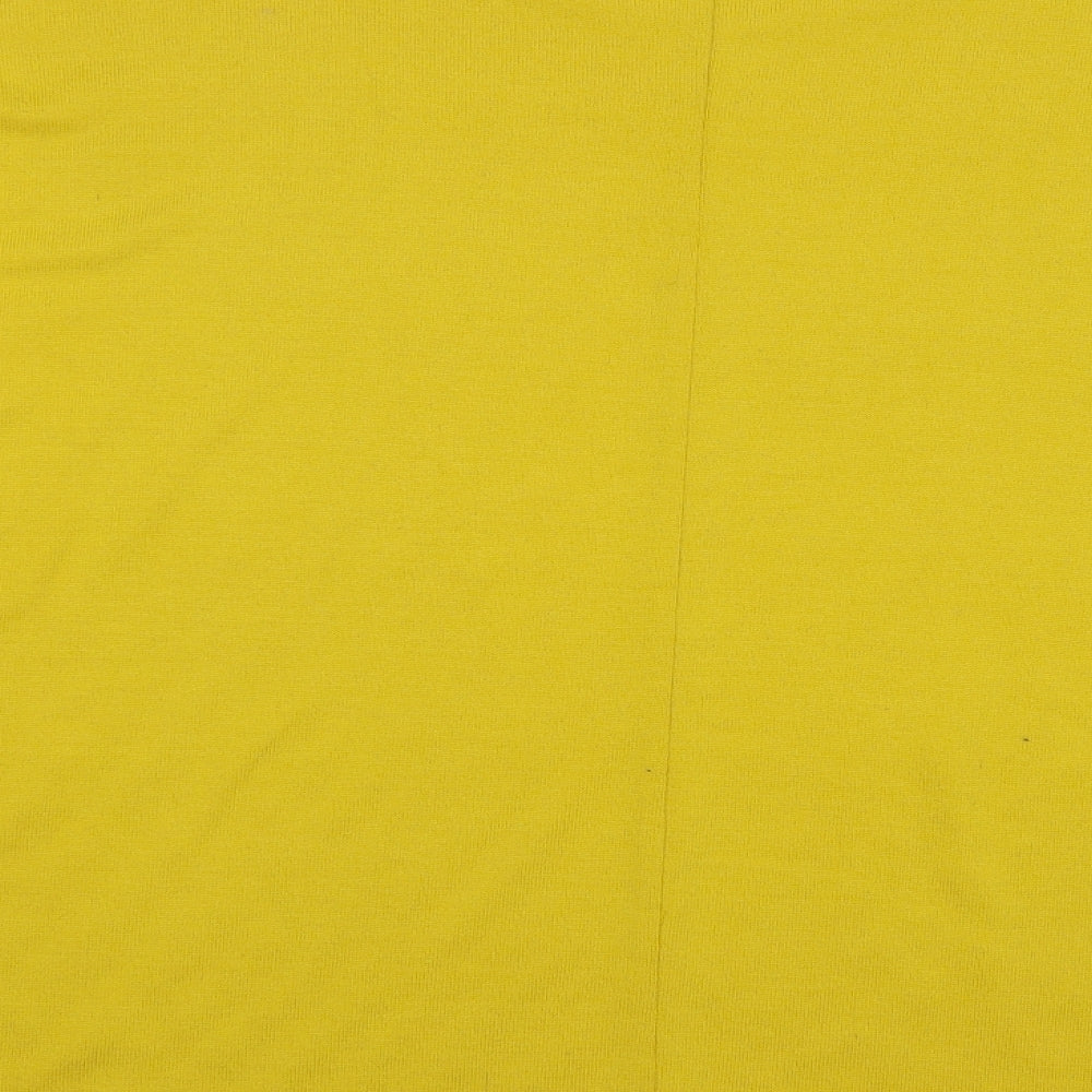 Womens UK Size M New Look Yellow Pullover Jumper