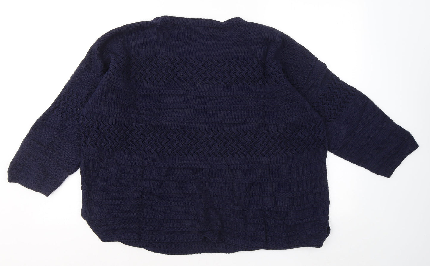 Womens UK Size L Bonmarché Blue Pullover Jumper