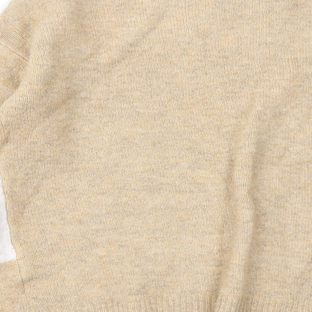 TU Womens Multicoloured Round Neck Acrylic Pullover Jumper Size S