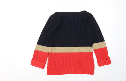 Womens UK Size 6 NEXT Multicoloured Pullover Jumper