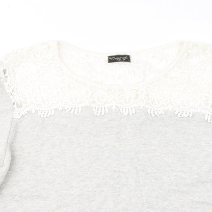 Womens UK Size L Originals Grey Pullover Jumper