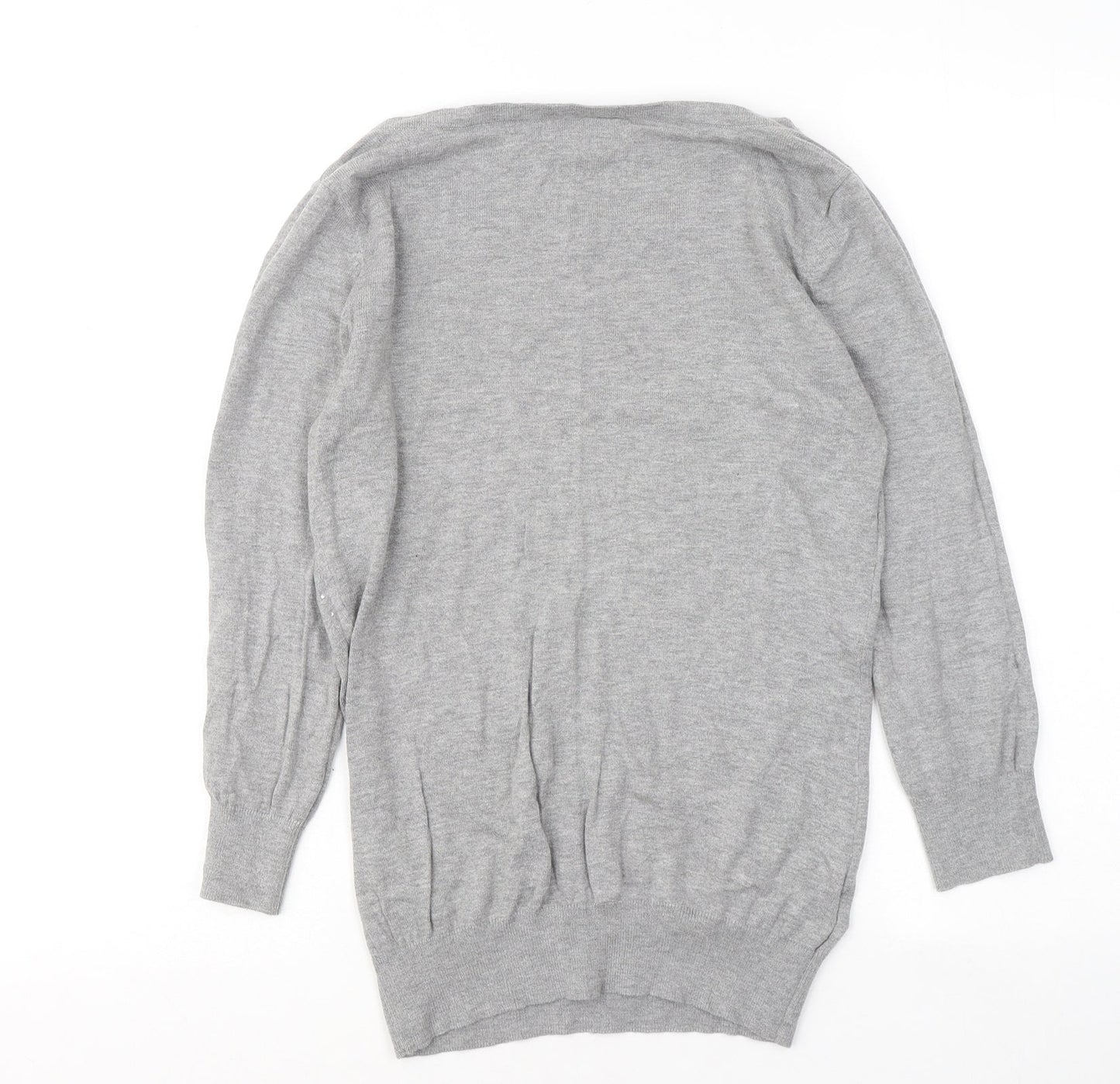 Womens UK Size 10 NEXT Grey Pullover Jumper
