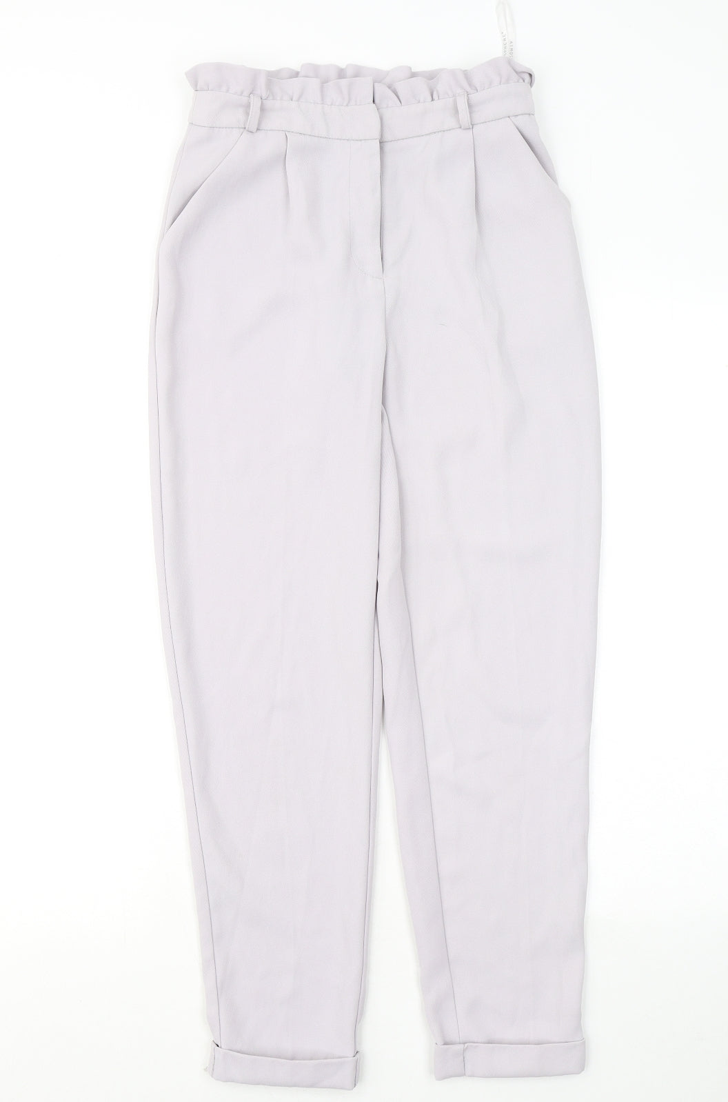 Atmosphere Womens Purple Polyester Trousers Size 4 L24 in Regular