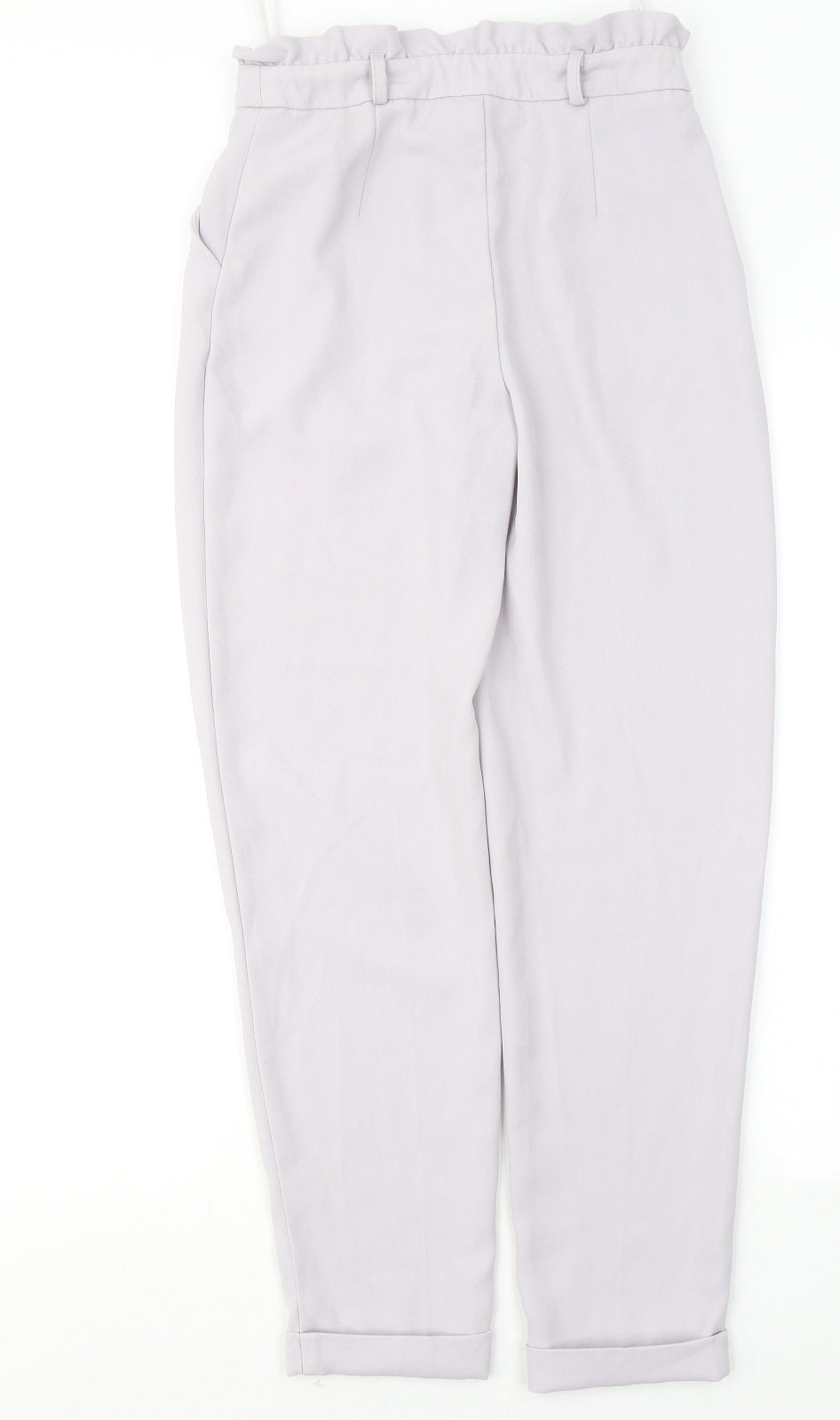 Atmosphere Womens Purple Polyester Trousers Size 4 L24 in Regular