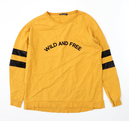 Womens UK Size 12 Select Yellow Pullover Jumper