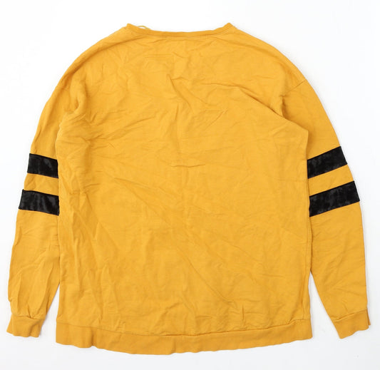 Womens UK Size 12 Select Yellow Pullover Jumper